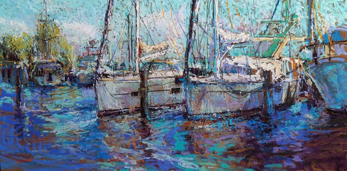 'Serenity, Eastport MD,' a pastel by Maria Marino
